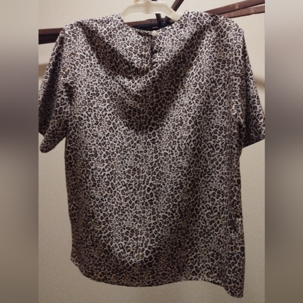 Leopard Print Blouse